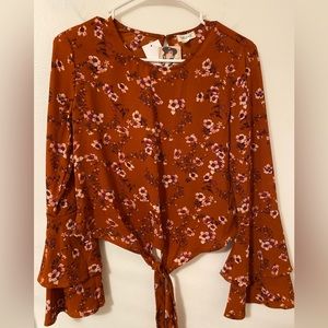 Women XS Floral Blouse